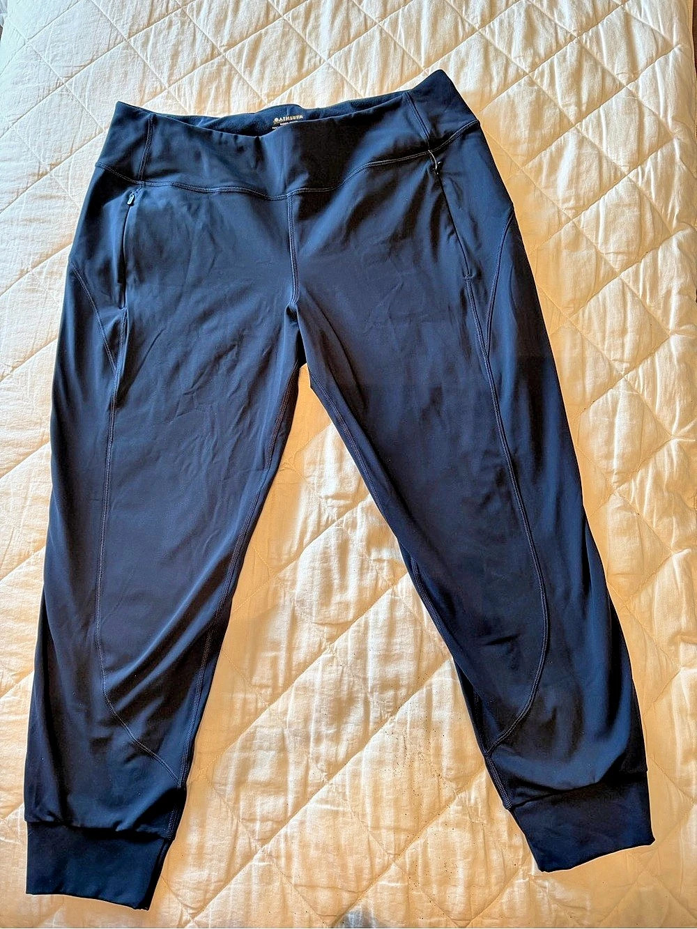 Athleta Rainier Jogger Navy Blue XL New